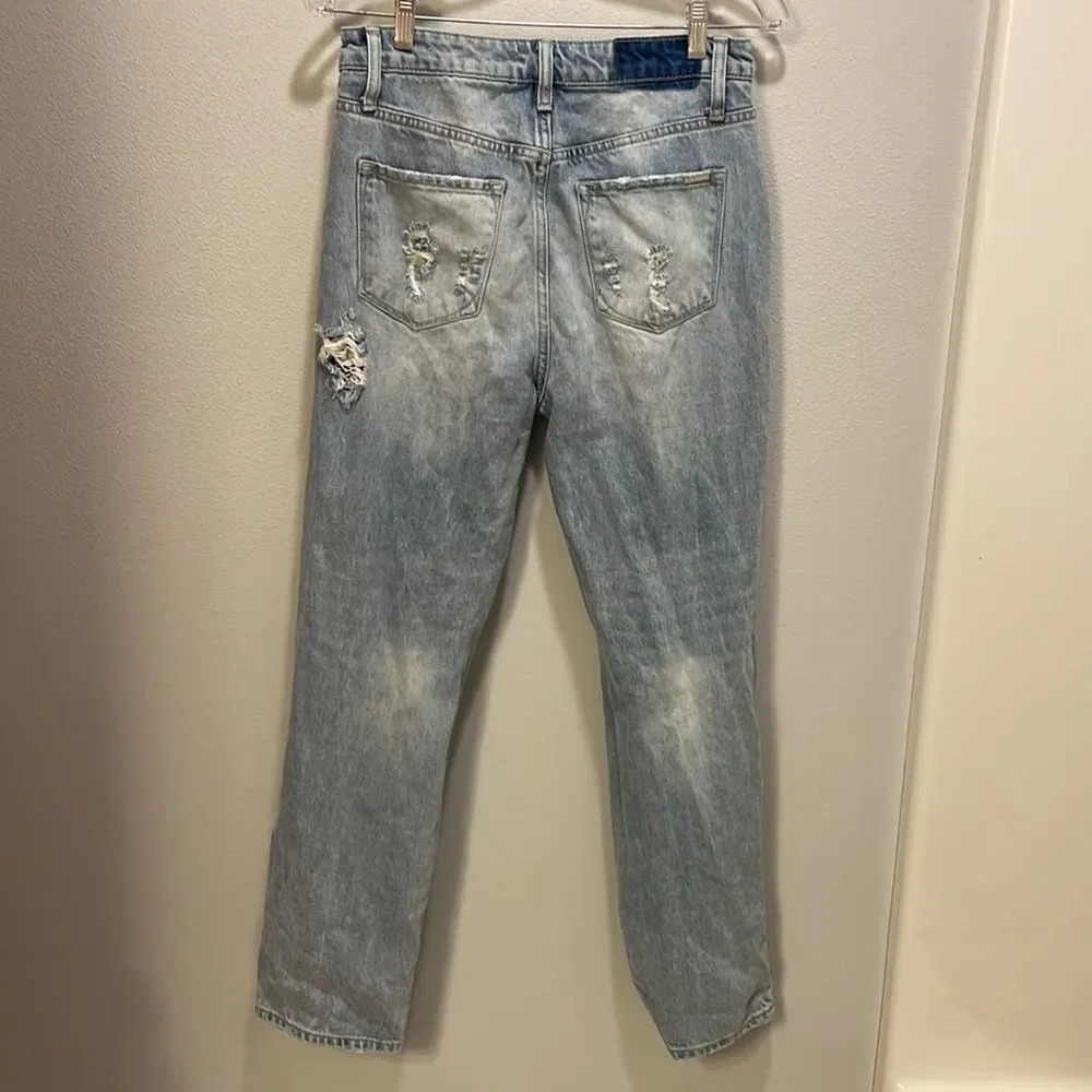 Nwot Insane Oene woman’s light blue ripped jeans - Picture 10 of 14